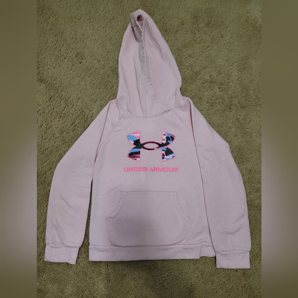 Under Armour Light Pink Fleece Hoodie
